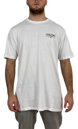 Camiseta Volcom Silk Repeater Branca