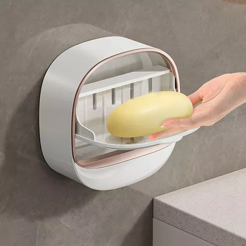 P Jabonera De Pared Jabonera De Cocina Caja Jabón Con Drena