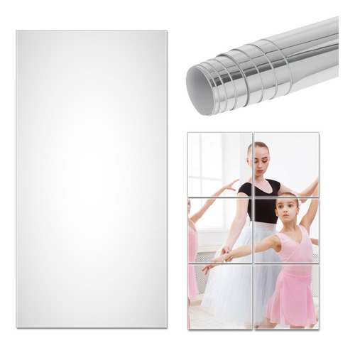 Láminas De Espejo Flexibles Autoadhesivas De Plástico Mirror