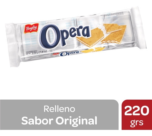 Oferta! Pack X 4 Obleas Opera Galletitas Dulces Bagley