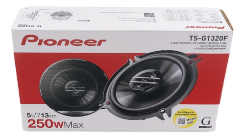 Cornetas Pioneer De 5 1/4 Pulgadas Altavoz 2 Vias 250 Watts