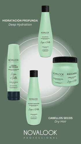 Mascara De Argan Y Palta Hidratacion Novalook 250ml