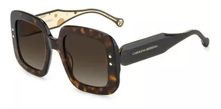 Lentes Carolina Herrera Ch0010/s 086 Havana Solar Original