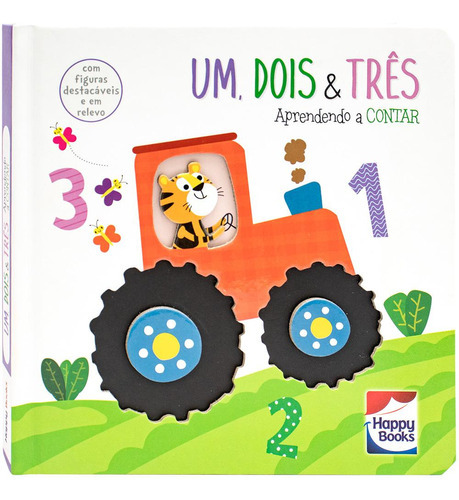 Aprendendo... A Contar Um, Dois & Três, De Mammoth World. Editora Happy Books, Capa Dura Em Português
