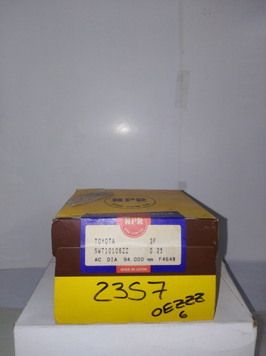 Anillos Toyota 3f A 010 10106