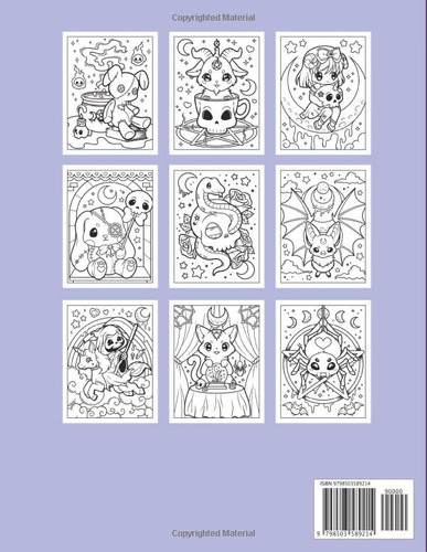 Libro: Kawaii Espeluznante Pastel Goth Libro Para Colorea...