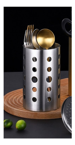 Organizador De Utensílios Porta-pauzinhos De Aço Inoxidável