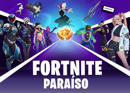 Fortnite Paraíso - Arte C - Superpôster Game Master, de Editora Europa. Editorial Editora Europa, capa mole em português, 2022