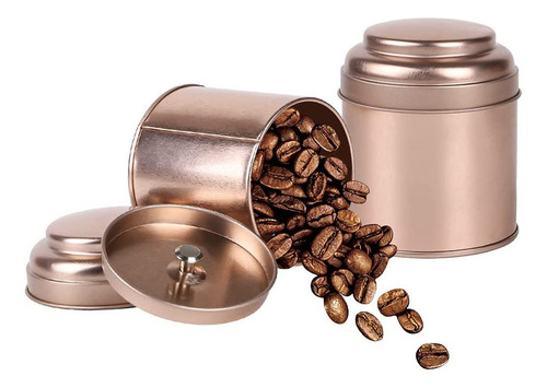 Latas De Té De 6 Piezas Con Tapas Dobles Herméticas, Lata