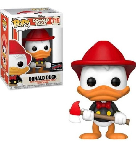 Funko Pop Donald Duck Donald Duck Aniversario Bombero Excl