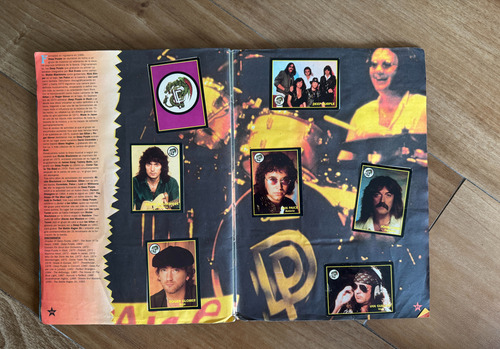 Album International Rock Cards Collection Completo 1997 (Usado)