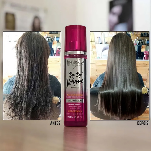Bye Bye Volume E No Frizz Liso Mágico Forever Liss 200ml
