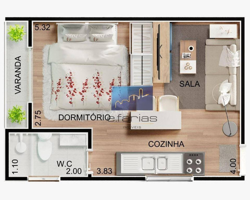 Imagem 16 de 18 de Studio Com 1 Dormitório À Venda, 26 M² Por R$ 199.000,00 - Vila Formosa - São Paulo/sp - St0414