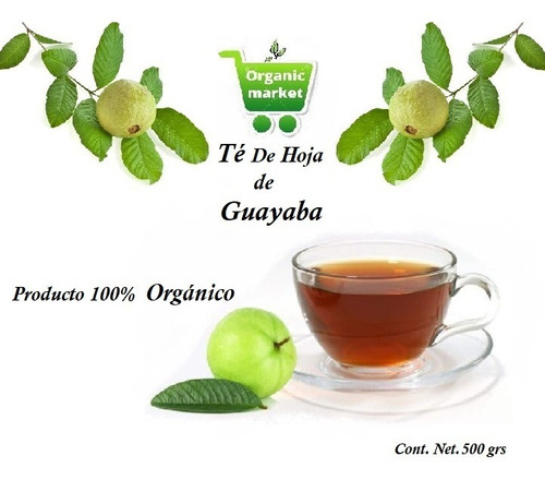 Hoja De Guayaba Para Té 100% Orgánica Sin Químicos 500g 