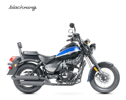 Islo Black Wing 250cc Color Negro - Azul Chopper