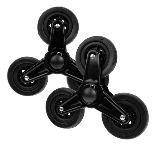 2pcs Ruedas Plegables Para Carrito De Compras, Para Escalar