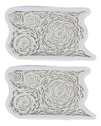 Plantilla Con Forma De Rosa, Paquete De 2 Troqueles De Silic
