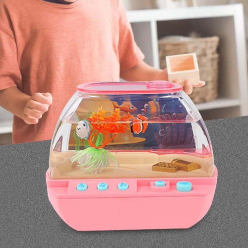 Decoración Del Tanque De Peces De Acuario, Accesorio Rosado
