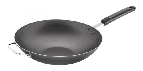 Wok Tramontina 36 Cm Con Mango Y Asa Teflon Antiadherente