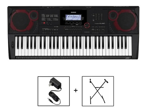 Casio Ct-x3000 Teclado 61 Teclas + Fuente,soporte Combo