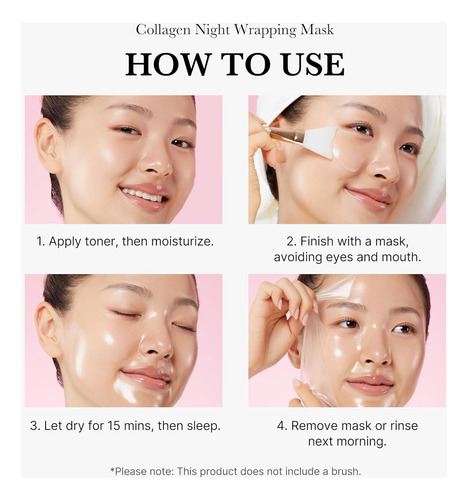 Medicube Collagen Overnight Wrapping Máscara Noturna Coreana