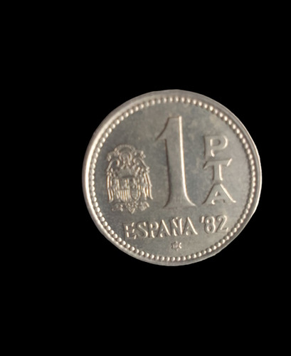 Moneda España 1 Peseta Mundial De Fútbol 1982