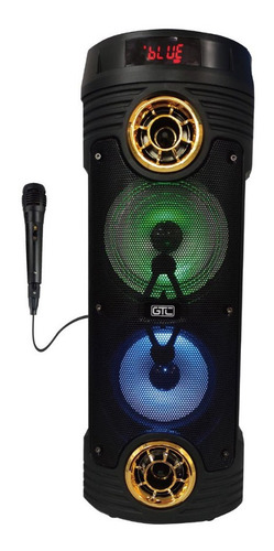 Imagen 2 de 3 de Parlante Torre Bluetooth Gtc Con Microfono Spg -114