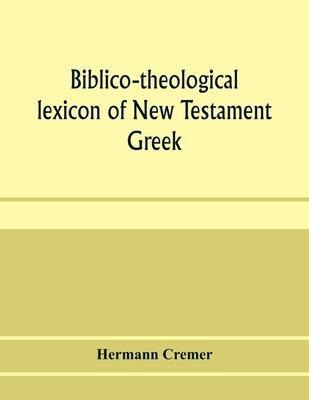 Libro Biblico-theological Lexicon Of New Testament Greek ...