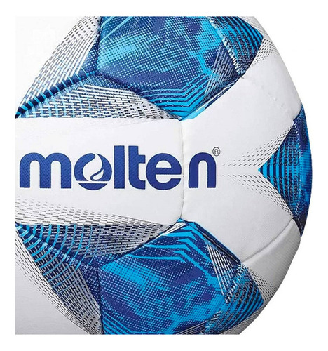Balón De Fútbol F5a1000 Mt Azul Plata N°5 (11 Jugadores))