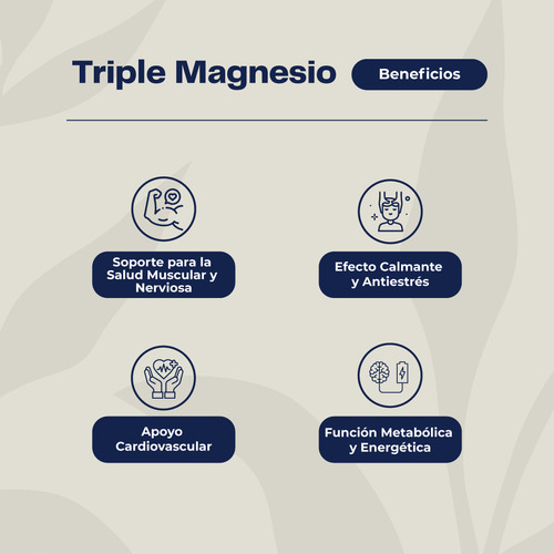 Pack X3 Triple Magnesio Bisglicinato, Citrato, Taurato 400mg Karun Life