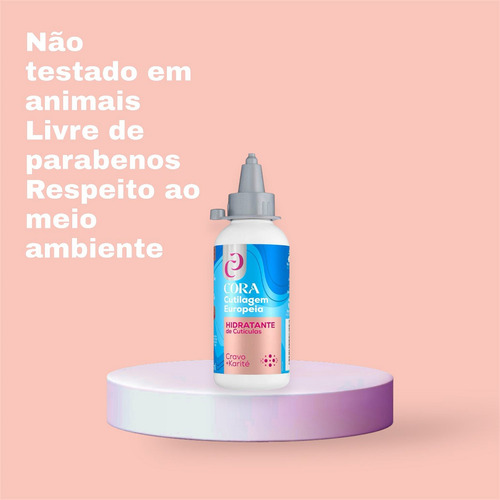 Kit 6 Hidratante De Cutículas Cora Cutilagem Europeia 100ml