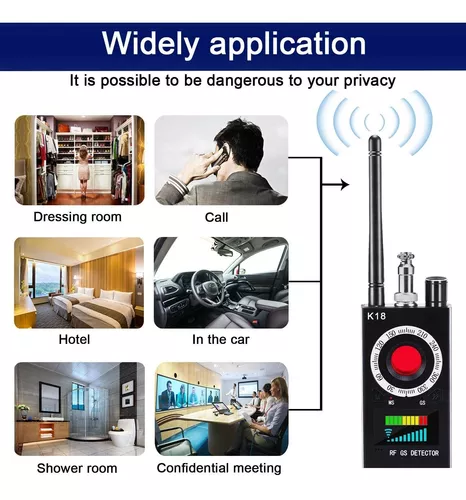 Detectores de cámara oculta, Detector anti espía, Buscador de cámara espía,  Detector de errores, Detector de dispositivo de escucha, Detector de
