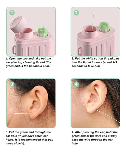 Xing Kit De Cuidado De Orejas Ear Hole, Limpiador De