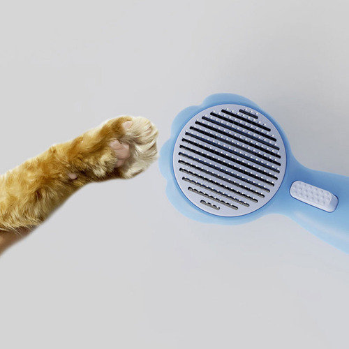 (bl) Cepillo Autolimpiante, Peine Para Perros Y Gatos, Calab