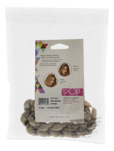 Peinado Con Diadema De Trenzas Gruesas Pop Golden Wheat