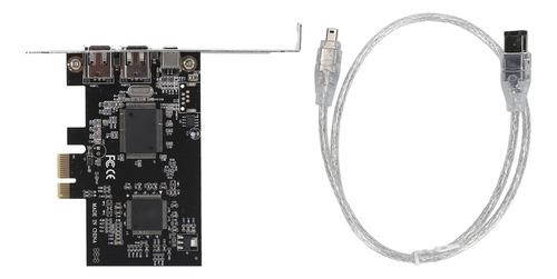 Tarjeta Pcie 1x A 1394, 3 Puertos, 1394a, Firewire Riser, Do