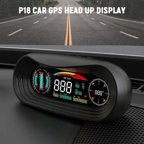 Display Frontal De Carro Ancel P18 Obd2 Velocímetro Digital