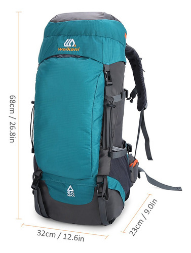 R 65l Senderismo Mochila Impermeable Deporte Al Aire Libre