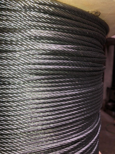 Cable De Acero Galvanizado 5mm 6x19+1 1000 Metros Technik