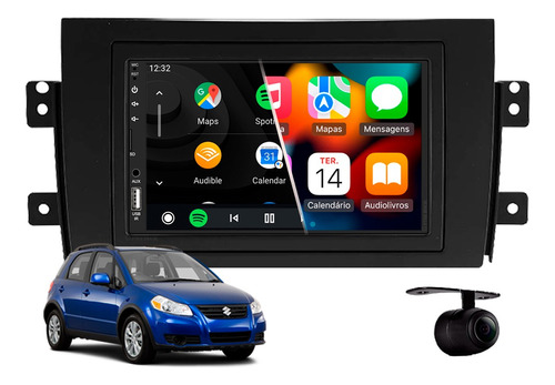 Central Multimidia Mp5 Apple Carplay Suzuki Sx4 2014 2015