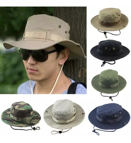 Sombrero Militar Ejército Gorra Gorro Pescador Camuflaje 