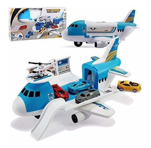 Vehiculo Niños Tuko Transport Cargo Airplane Car Toy Play S