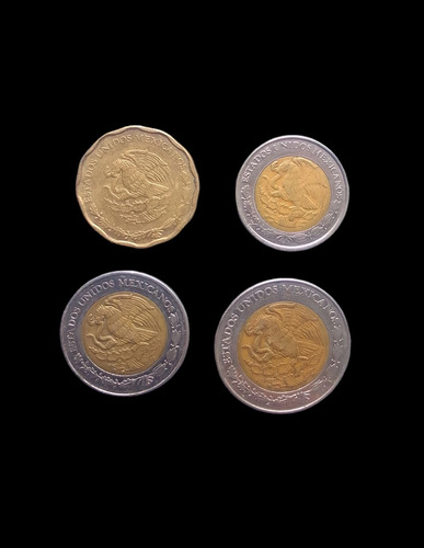 Monedas México 4 Diferentes 