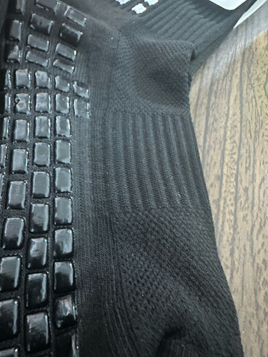 Calcetas Deportivas Antiderrapante 2 Pares Agua Negro Unitalla