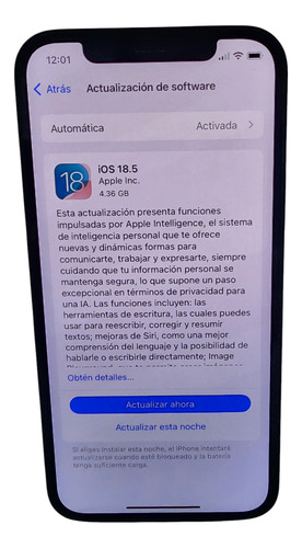 Smartphone Apple Iphone 12 (64gb 4gb Ram) Liberado Azul Oscuro (Usado)