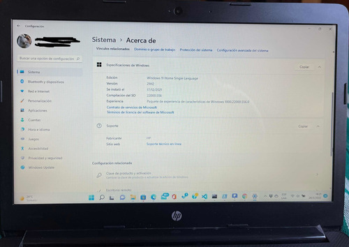 Notebook Hp (Usado)