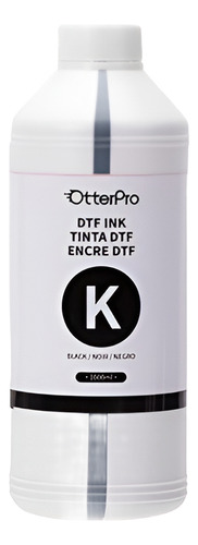 Tinta Dtf Otter 1l Pigmentada Negra - 1 Pack