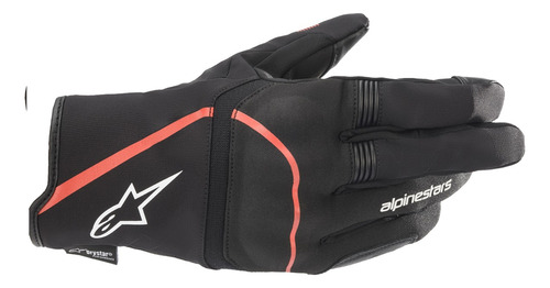 Luva Alpinestars Syncro V2 Drystar Impermeável Vermelha