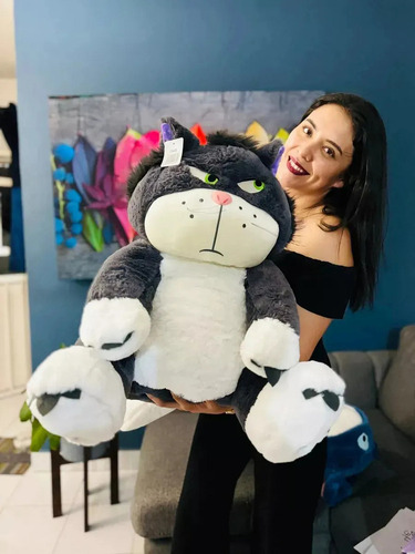 Gato Lúcifer De Pelúcia, Presente De Qualidade Premium, 45