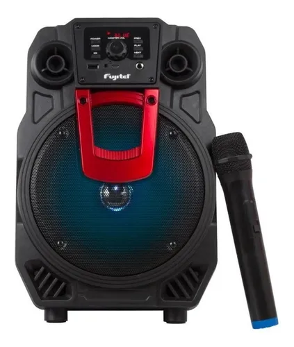 Parlante Karaoke Bluetooth 8 Con Luz Fujitel